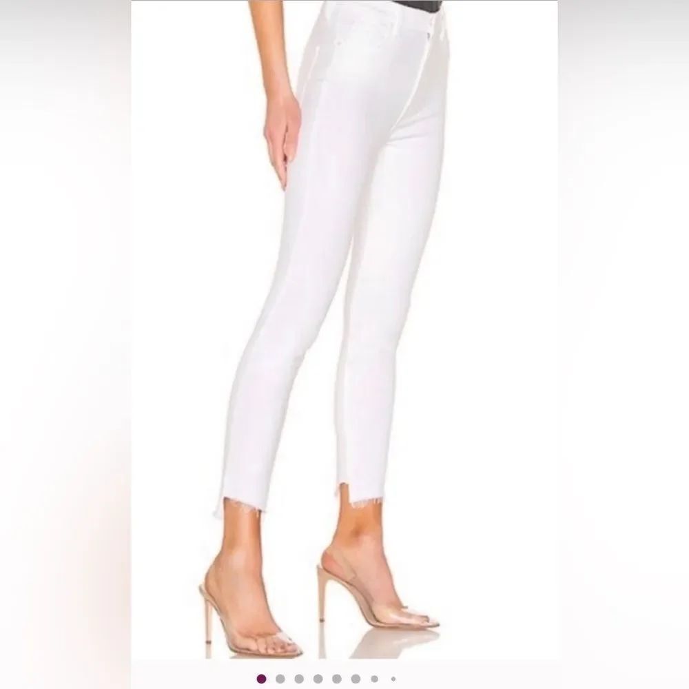 Mother The Stunner Zip Ankle Step Fray Glass Slipper Jeans - Women's Size 26